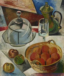 Auguste Herbin - Nature morte à la cloche de verre