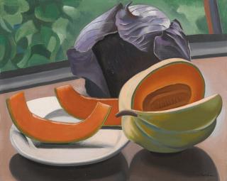 Auguste Herbin - Nature Morte Au Melon
