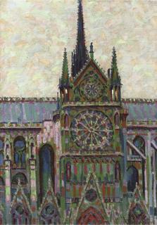 Auguste Herbin - Notre Dame - Gothic church