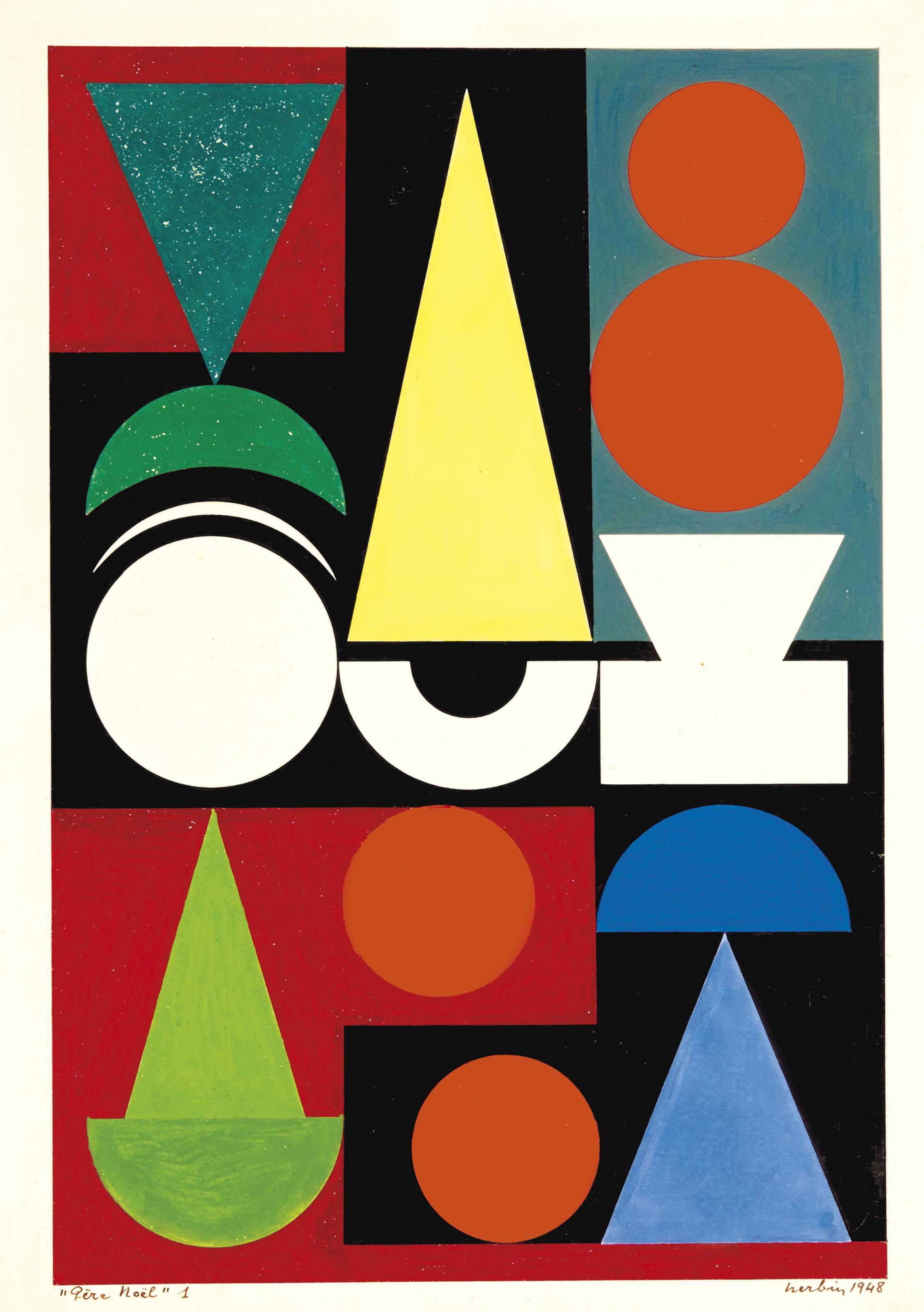 Auguste Herbin - Père Noël 1