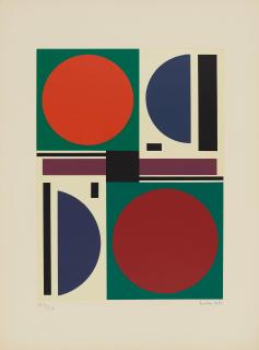 Auguste Herbin - Vendredi, from Album de 12 Planches