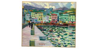 Auguste Herbin - Vue d\'un port Corse I
