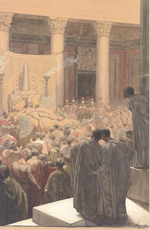 Auguste Leroux - Watching the ceremony