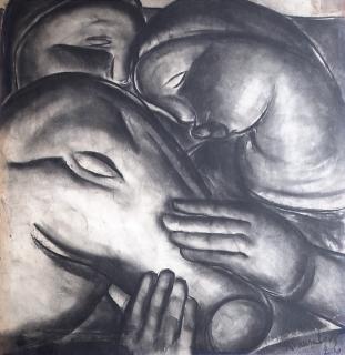 Auguste Mambour - Femmes Au Cheval