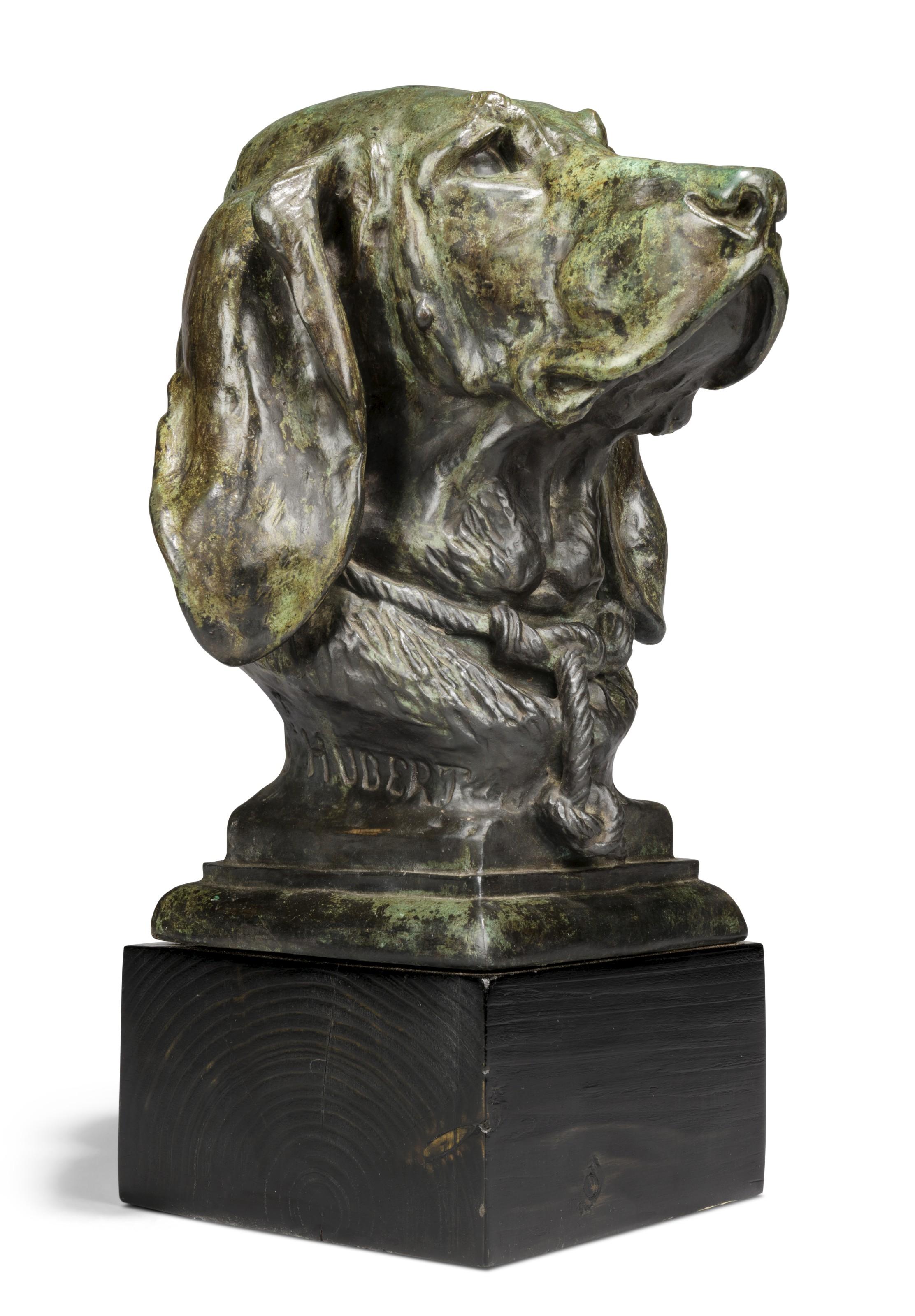 Auguste-Nicolas Cain - St. Hubert (Bloodhound)