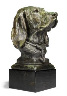 Auguste-Nicolas Cain - St. Hubert (Bloodhound)