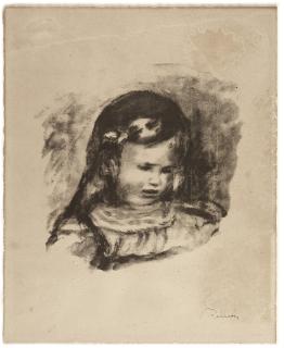 Auguste Renoir - Claude Renoir, la tête baissée.
