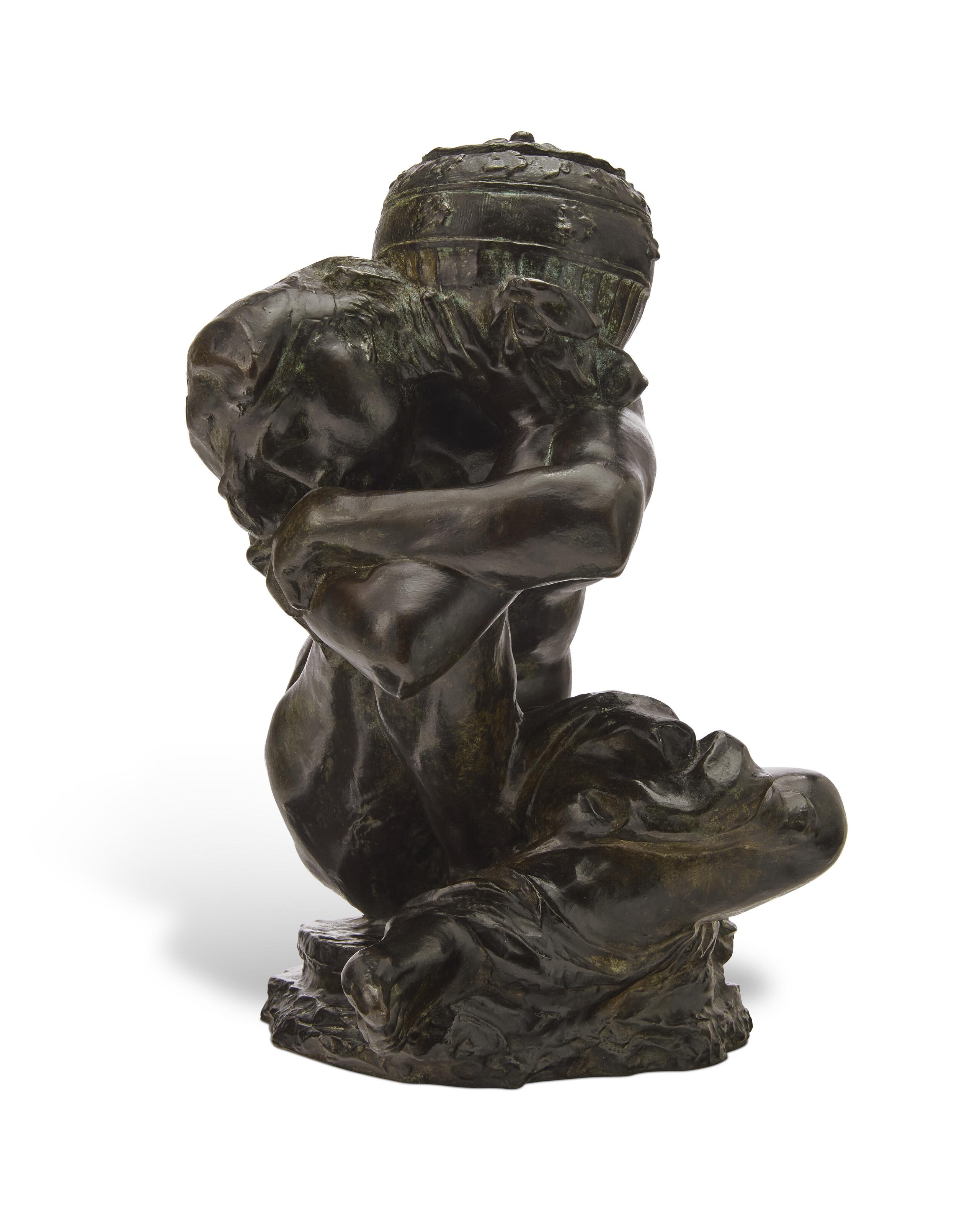 Auguste Rodin - Cariatide à l\'urne, taille originale dite aussi petit modèle