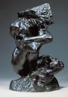 Auguste Rodin - Cariatide tombée portant sa pierre