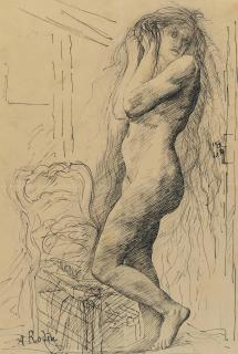 Auguste Rodin - Enguerrande dans la cabane du pêcheur