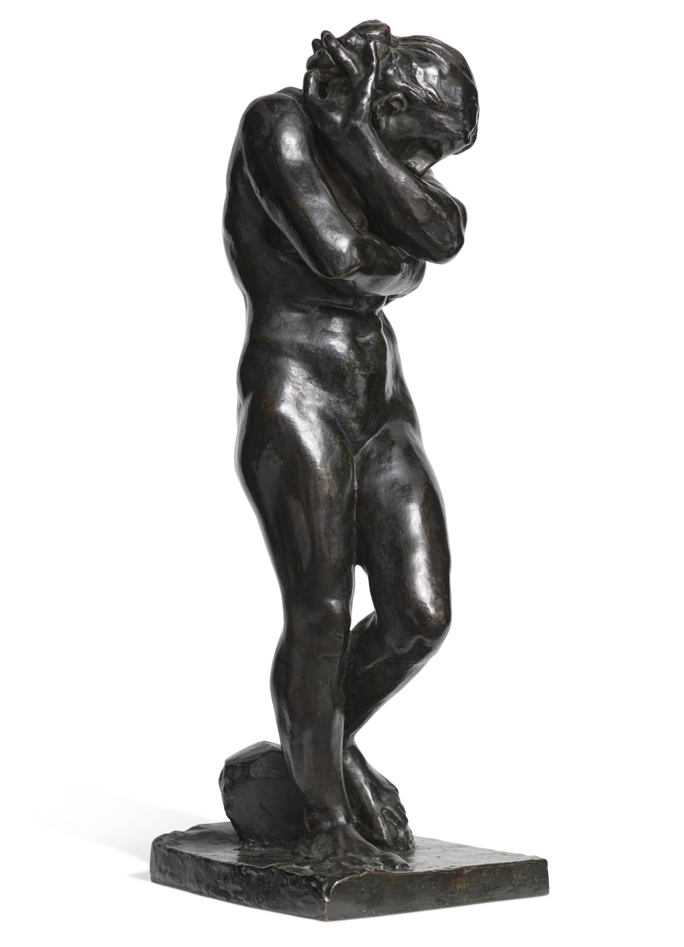 Auguste Rodin - Eve, petit modèle, Version à la base carrée dite aussi aux pieds plats