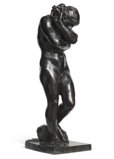 Auguste Rodin - Eve, petit modèle, Version à la base carrée dite aussi aux pieds plats