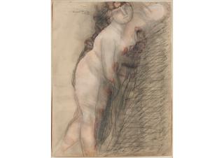 Auguste Rodin - Femme nue debout vers la droite