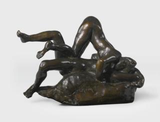 Auguste Rodin - Femmes Damnées, Version Avec Pied Droit De La Femme Supérieure Touchant Le Genou Gauche De La Femme Couchée