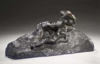 Auguste Rodin - Le baiser du fantôme à la jeune fille