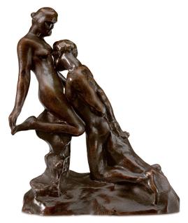 Auguste Rodin - L\'Eternelle idole, petit modèle