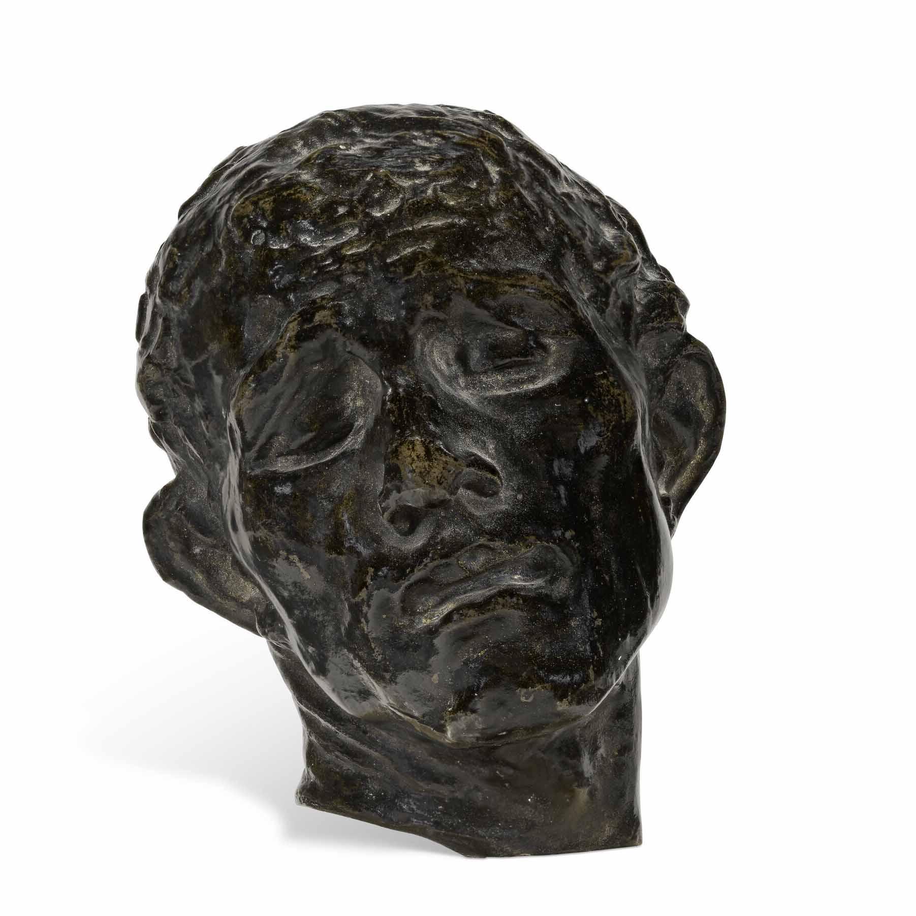 Auguste Rodin - L’un des Bourgeois de Calais: Tête de Pierre de Wiessant, moyen modèle