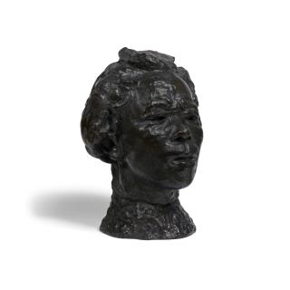 Auguste Rodin - Masque d\'Hanako, étude type D, Agrandissement dit aussi \'Tête d\'Angoisse de la Mort\'