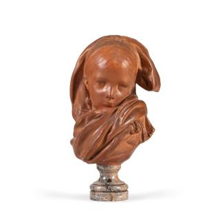 Auguste Rodin - Orpheline Alsacienne, version à la tête penchée