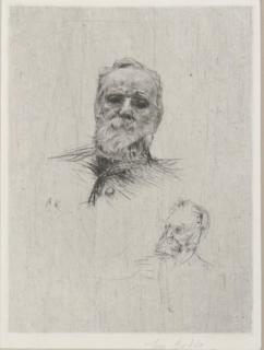 Auguste Rodin - Victor Hugo, de face (Delteil 7)