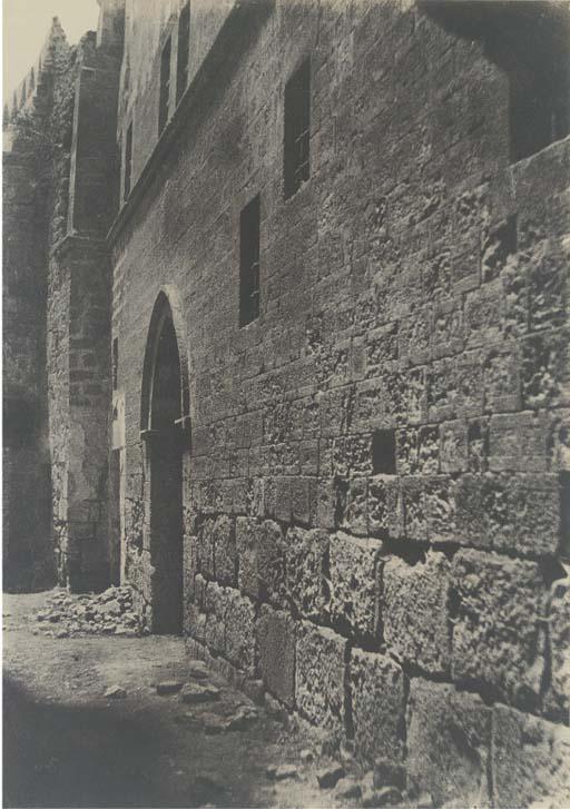 Auguste Salzmann - Jérusalem, Auberge D\'Allemagne, 1854