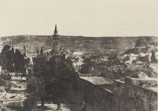 Auguste Salzmann - Jerusalem, Mosquee D\'Omar, Cote Ouest, Interieur De L\'Enceinte, 1854