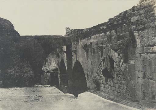 Auguste Salzmann - Jérusalem: Sainte-Marie La Grande, Vue Générale; Sainte-Marie La Latine; Enceinte De L\'Hopital Des Chevaliers De Saint-Jean, Côté Sud, 1854