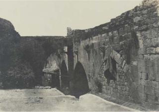 Auguste Salzmann - Jérusalem: Sainte-Marie La Grande, Vue Générale; Sainte-Marie La Latine; Enceinte De L\'Hopital Des Chevaliers De Saint-Jean, Côté Sud, 1854