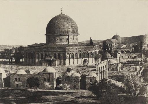 Auguste Salzmann - Mosquee D\'Omar, Cote Nord, Interieur De L\'Enceinte, 1854