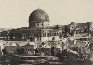 Auguste Salzmann - Mosquee D\'Omar, Cote Nord, Interieur De L\'Enceinte, 1854