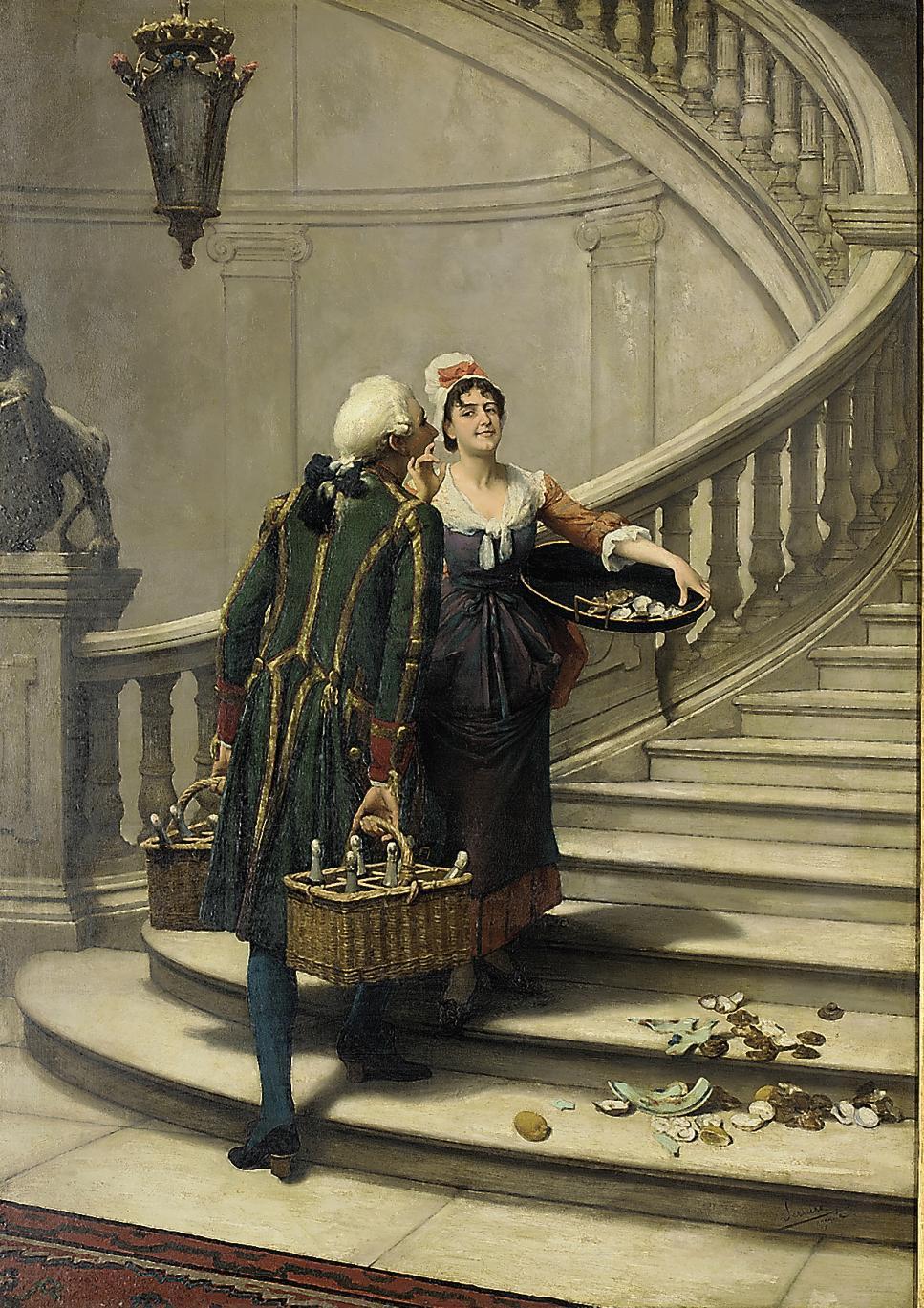Auguste Serrure - A distraction from chores