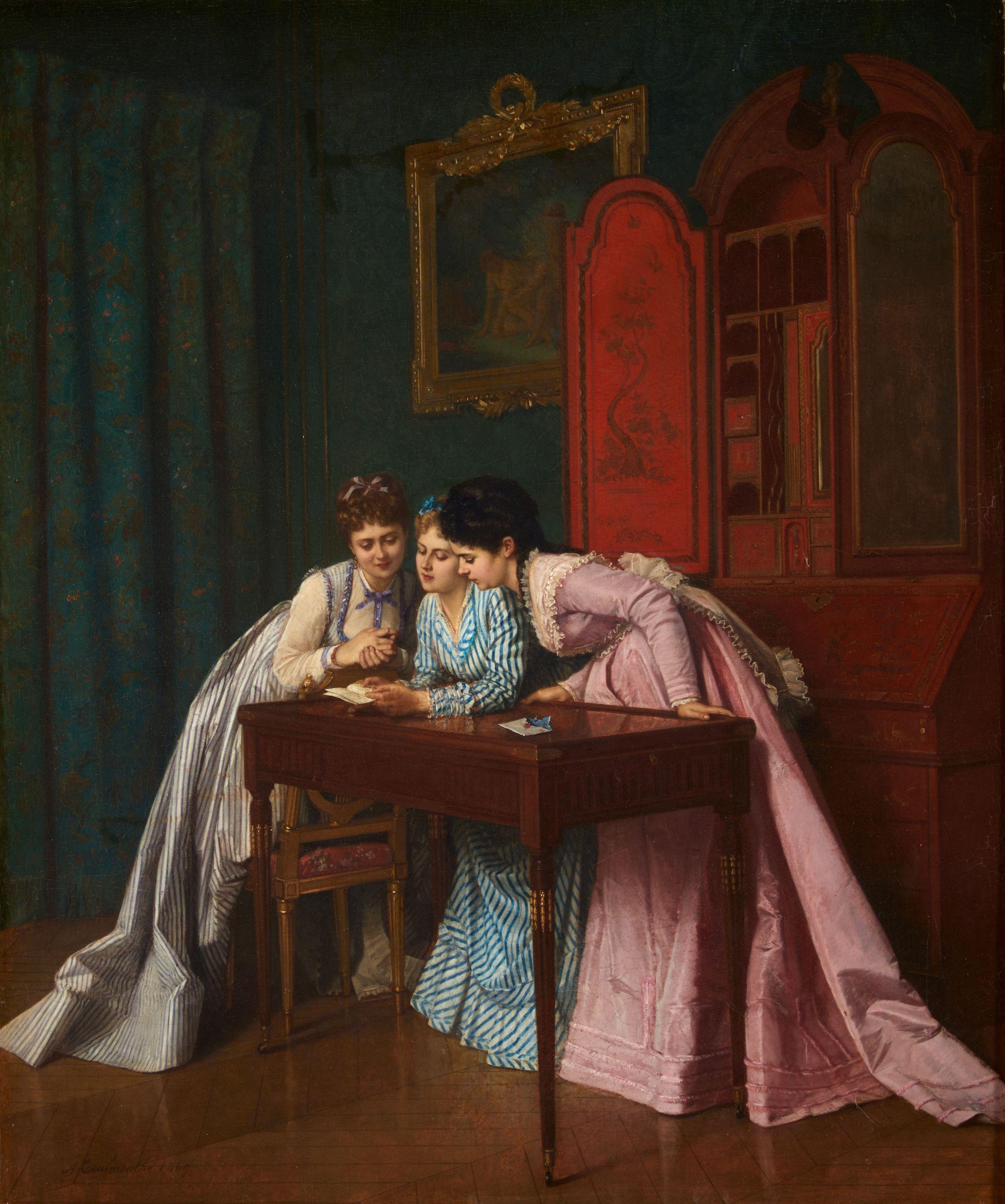 Auguste Toulmouche - A Long-Awaited Letter