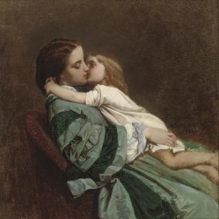 Auguste Toulmouche - Motherly love