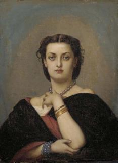 Auguste Toulmouche - Portrait de femme