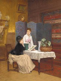 Auguste Toulmouche - The private view