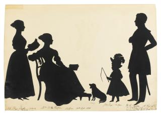 Augustin Amant Constant Fidele Edouart - An Album Of Silhouettes Of ‘Irish Characters\'