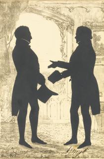 Augustin Amant Constant Fidèle Edouart - An Album Of Silhouettes Of \'Irish Characters\'