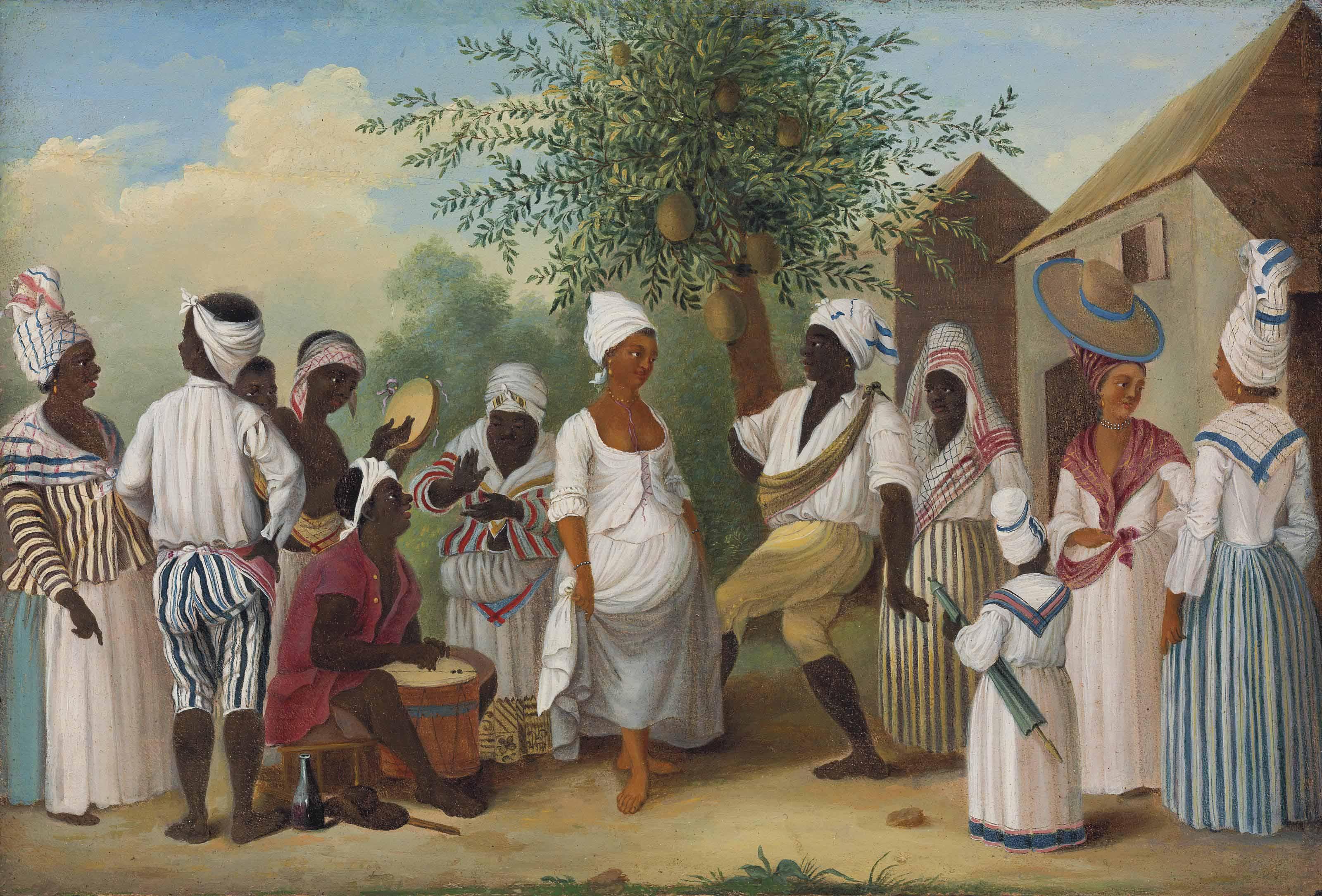 Augustin Brunias - A Negroes Dance In The Island Of Dominica