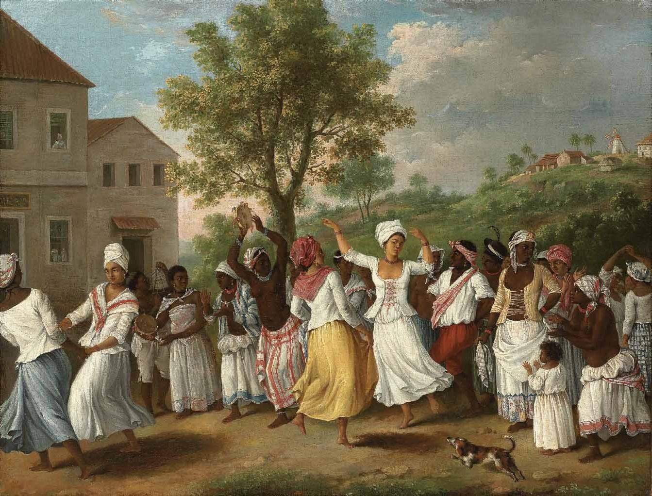 Augustin Brunias - A Negroes Dance in the Island of Dominica