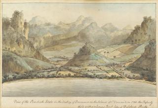 Augustin Brunias - View of the Pembroke Estate in the Valley of Buccama in the Island of St. Vincent, in 1782 the Property of Sir William Young Bart late of Delaford Bucks.