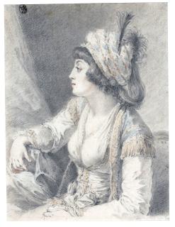 Augustin De Saint-Aubin - The \'Valide\', The Sultan\'S Mother