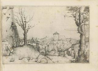 Augustin Hirschvogel - Castle Yard (Sch., B. 71; Holl. 44)