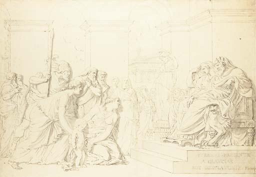 Augustin Pajou - Pyrrhus présenté à Glaucias