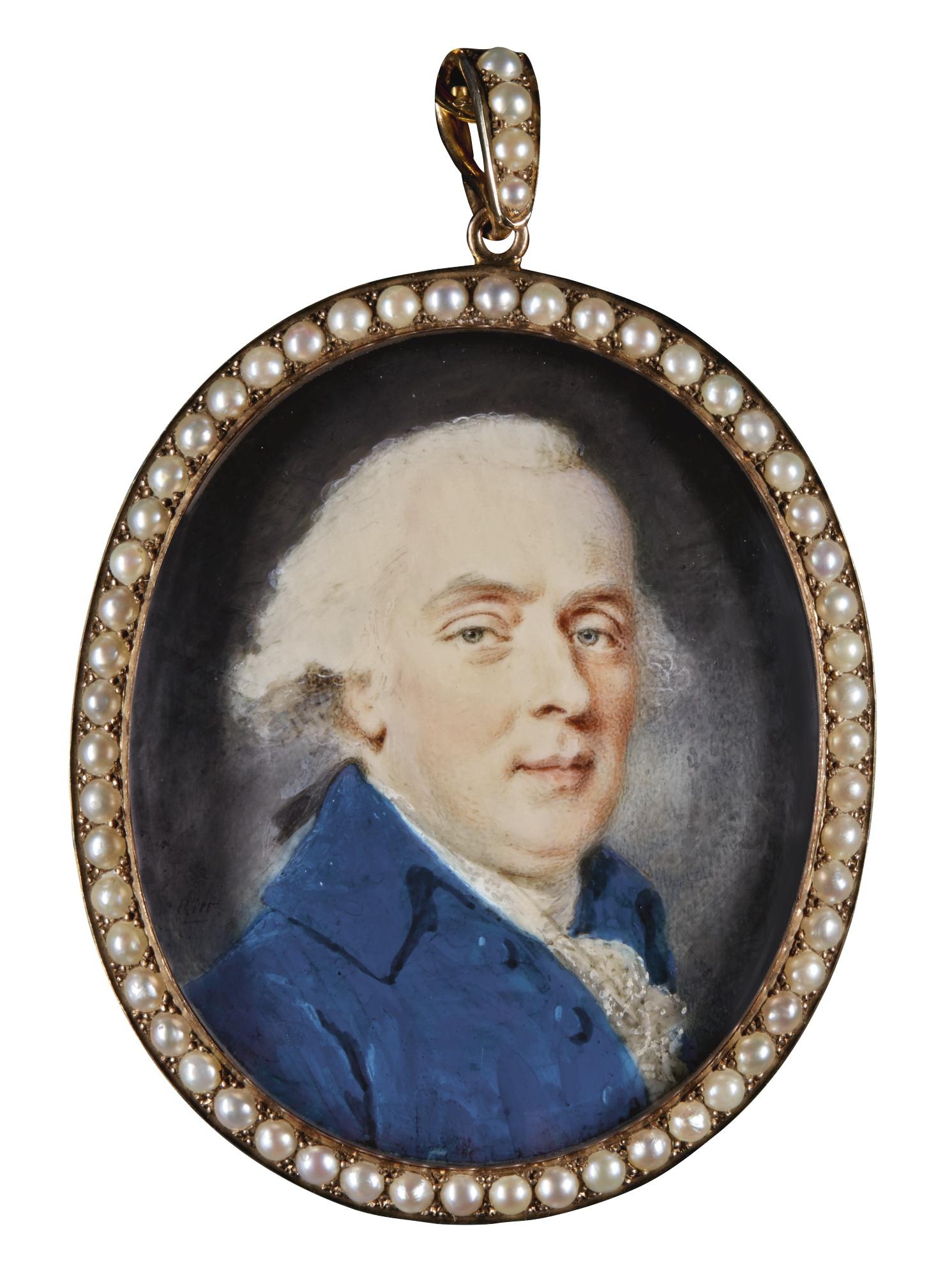 Augustin Ritt - Portrait Of A Gentleman, Circa 1790