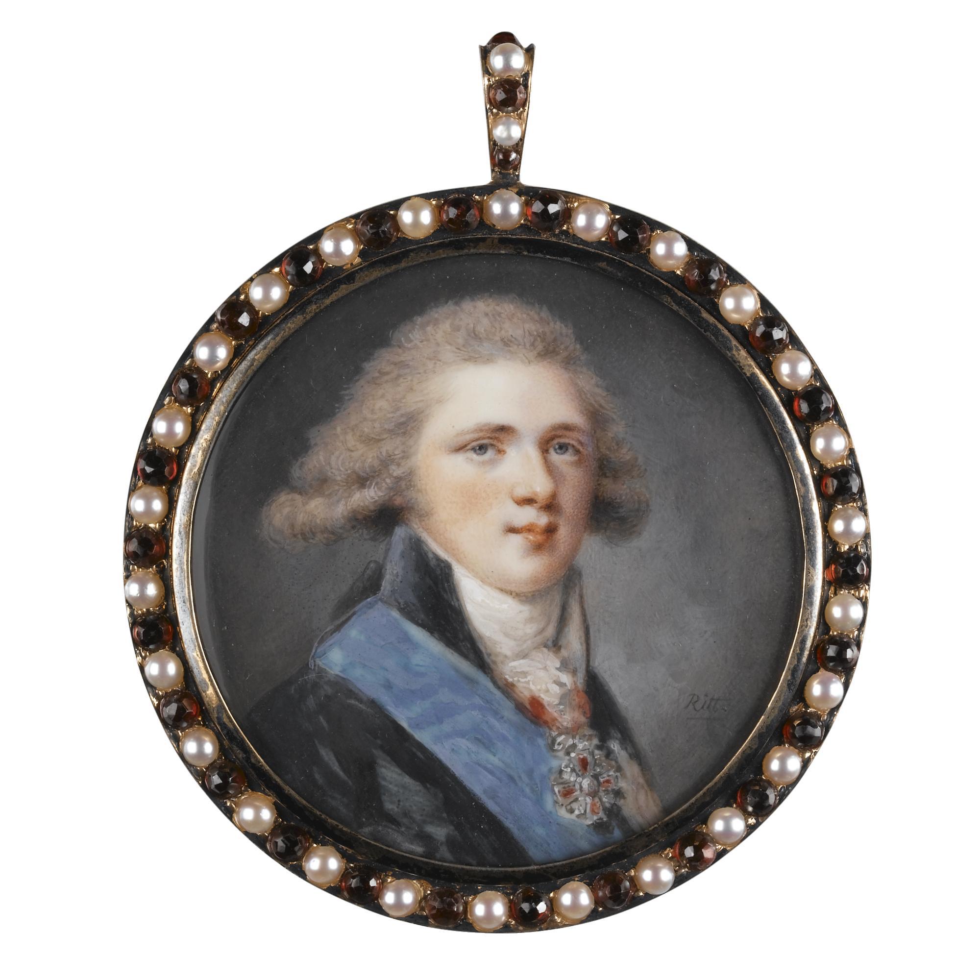 Augustin Ritt - Portrait Of Grand Duke Alexander Pavlovich, Afterwards Alexander I,  Emperor Of All The Russias (1777-1825)