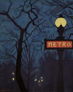 Augustin Rouart - Métro dans la nuit