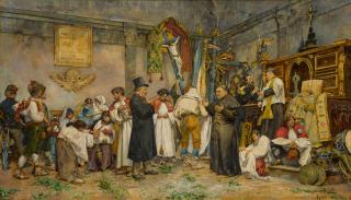 Augusto Corelli - Before the Procession