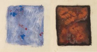 Augusto Giacometti - Abstraktion (In Blau Und Rot) Abstraktion (In Orange)