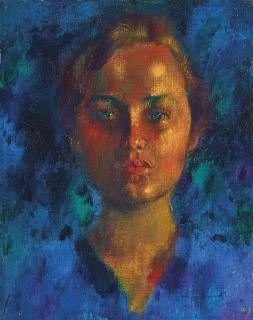 Augusto Giacometti - Bildnis, 1929