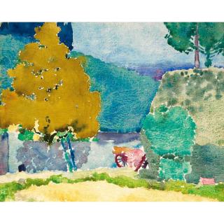 Augusto Giacometti - Italienische Landschaft Italian Landscape